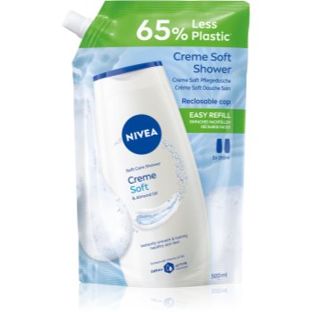 NIVEA Creme Soft gel cremos pentru dus rezervă - imagine 2